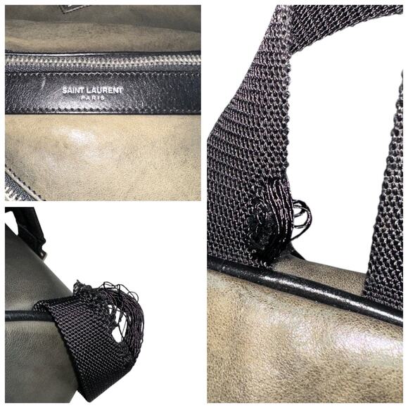 Saint Laurent Leather City Backpack - Picture 8 of 9
